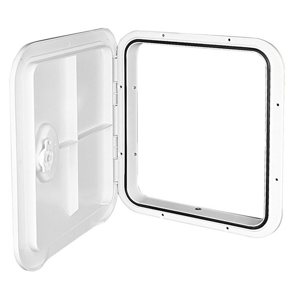 Inspektionsluke Staufachklappe FüR Top Line Gas Container Weiß 370 X 390 Mm-image
