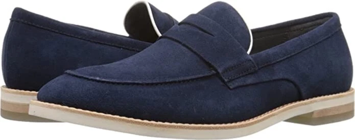 Calvin klein mens suede loafers sale