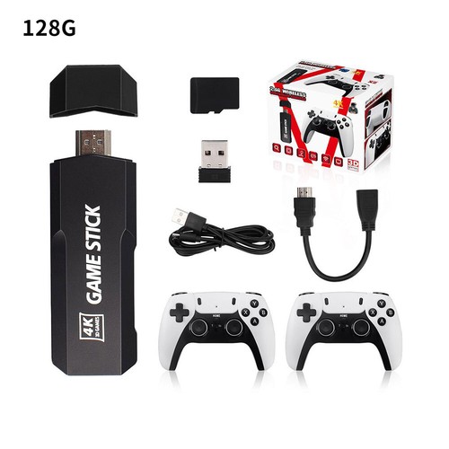 58000+ 4K HDMI TV Video Game Stick Retro Gaming Console w/ 2 Wireless Controller - Picture 18 of 20