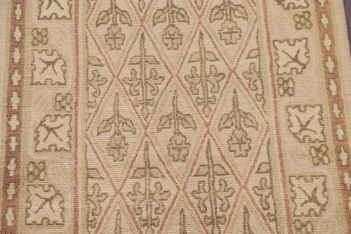 Luxury Nepalese Rug Hand-Knotted Beige 4x6 ft - Picture 4 of 18