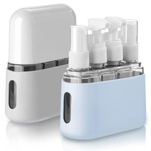 2oz (50ml) Refillable Empty Bottles Squeezable Lotion Shampoo Container Travel - Picture 2 of 14