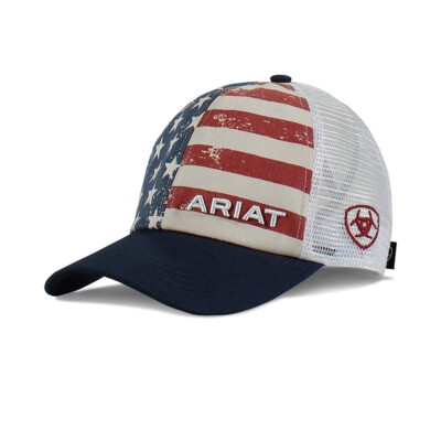 ARIAT Women's USA Flag Low Profile Structured Baseball Cap