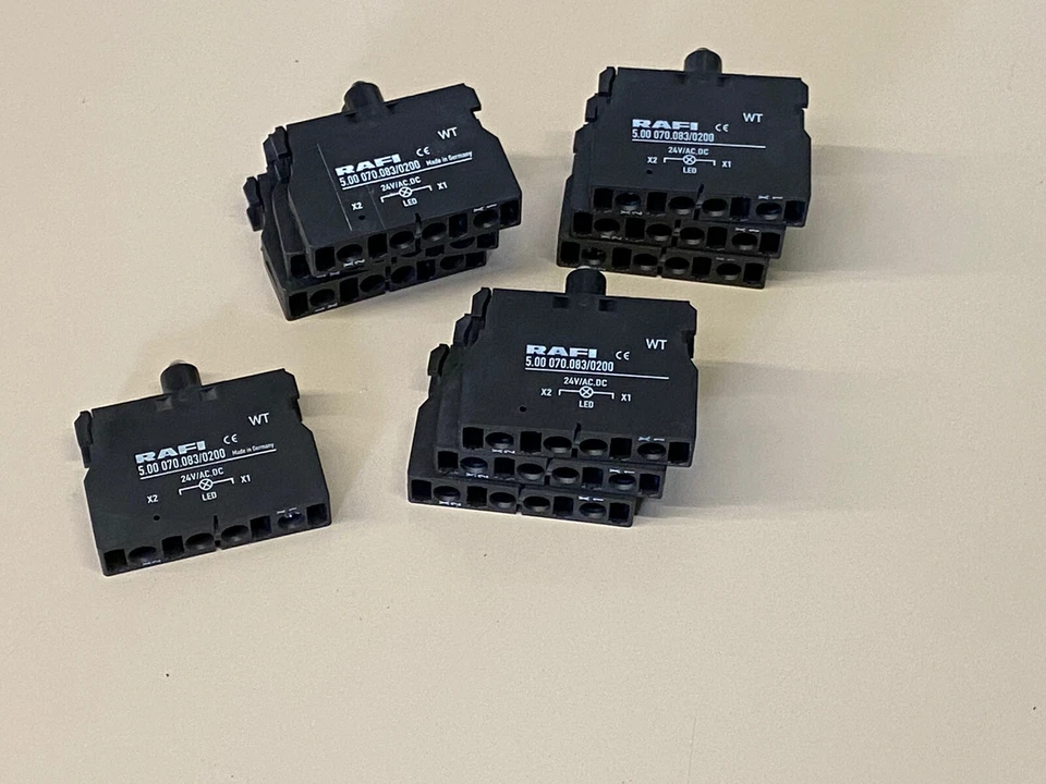 10X RAFI 5.00.070.083/0200, RAFIX 22QR, Elemento LED Blanco - NUEVO Foto 2 de 4