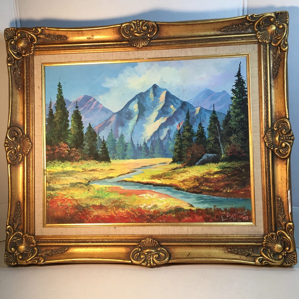 【F4号】good blue(spelling) 油絵 oil painting F4号】good blue(spelling) 油絵 oil painting F4号】good blue