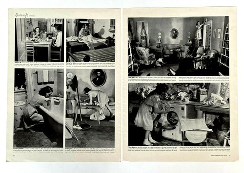 1941 Housewife Occupation Article For Love Best Homes Cleaning Kids Cook Vintage - Picture 4 of 5