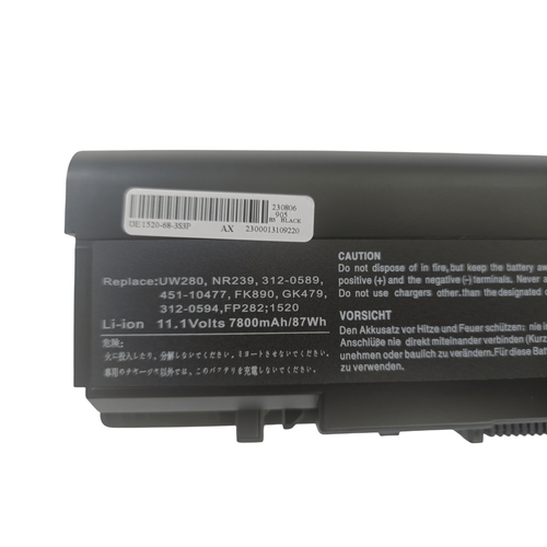 New 7800mAh 87WH GK479 FK890 FP282 NR239 Battery for Dell Inspiron 312-0589 1520 - Picture 3 of 10