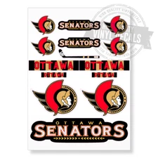 Ottawa Senators NHL Hockey A4 High Quality Printed Vinyl Decal Sticker Kit New