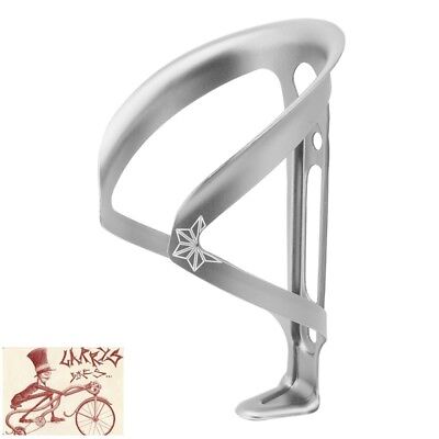 SUPACAZ FLY CAGE ALLOY SILVER WATER BOTTLE CAGE