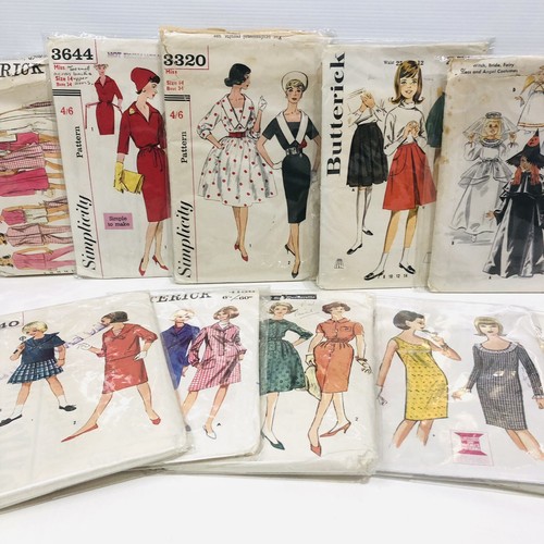 Simplicity Butterick Sewing Patterns Womens Childs Vintage 60s Fashion Bundle - Picture 4 of 8