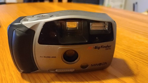 Minolta AF Big Finder Date 35mm Point & Shoot Film Tested Great - Picture 4 of 8