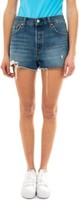 Levi's 501 Damen Jeans Short Shorts Bermuda Mid Rise Blau 32317-0073 Gr.30