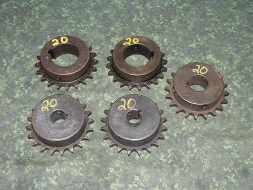 (5) Piñón de cadena Martin 40BS20 tamaño 40 - 20 dientes varios orificios (41965-E4) - Imagen 1 de 2