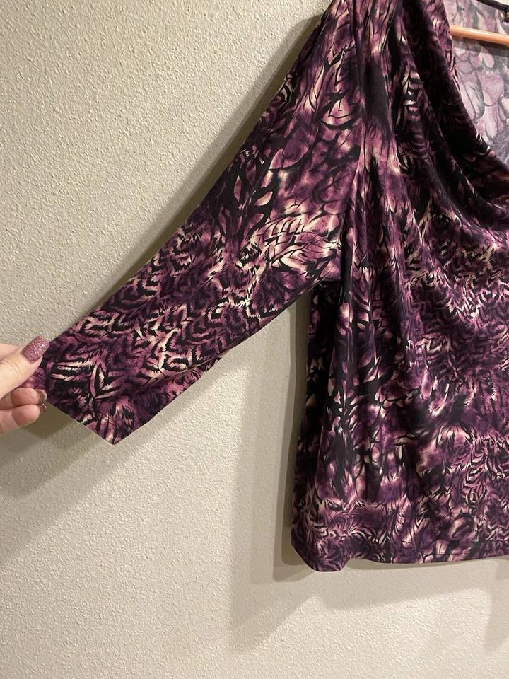 Blusa Suzie In The City Talla Grande 1X Multicolor Mezcla Poliéster Foto 3 de 4