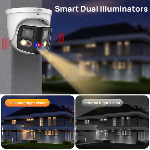Dahua IPC-PDW3849-A180-AS-PV 8MP 2-Way Talk TiOC SMD4.0 180° Panoramic IP Camera - Picture 4 of 23