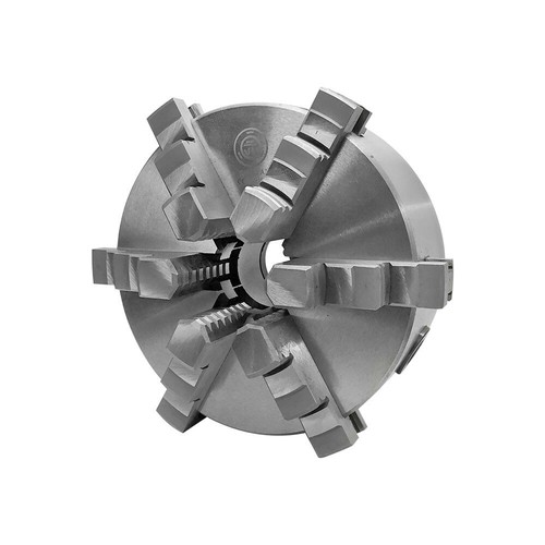 6" 6 Jaw Self Centering Scroll Lathe Chuck Solid Jaws Lathing 12 Jaws Included - Picture 2 of 4