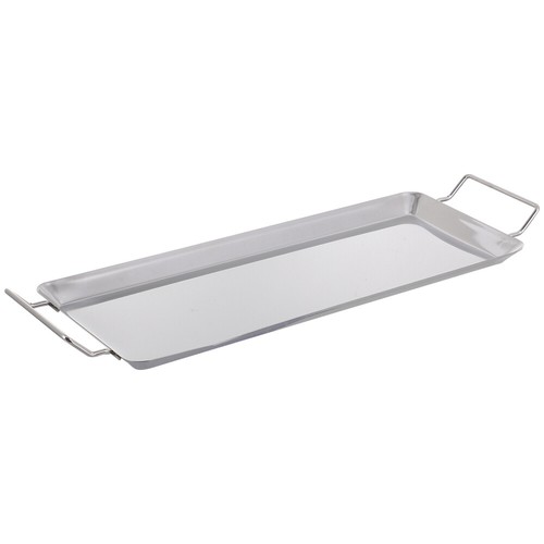 Stainless Steel Bakeware Pan for Grill Non Stick Barbecue Tray BBQ Accessory