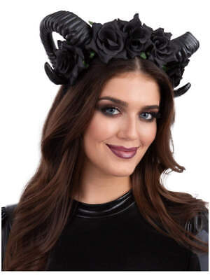 Black Demon Floral Headband Black Demon Floral Headband