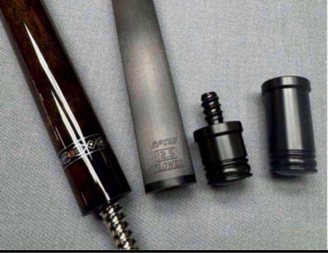 ビリヤード 2025新品JFlowers CUE BTF Billiards 2025J Flowers Cue EBF Carbon Shaft 19oz Blackwood