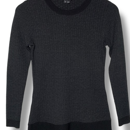 Abito maglione maglia misto lana Theory manica lunga nero taglia XS Laretica P Noble - Foto 3 di 11