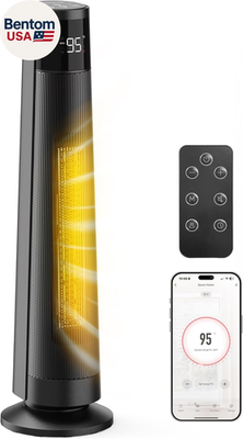 #ad 1500W Space Heaters for Indoor Use Large Room WIFI Electric Heater with Voice C $138.57