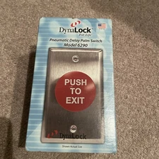  New In Box; DynaLock 6290 NR Exit Push Button Time delay  