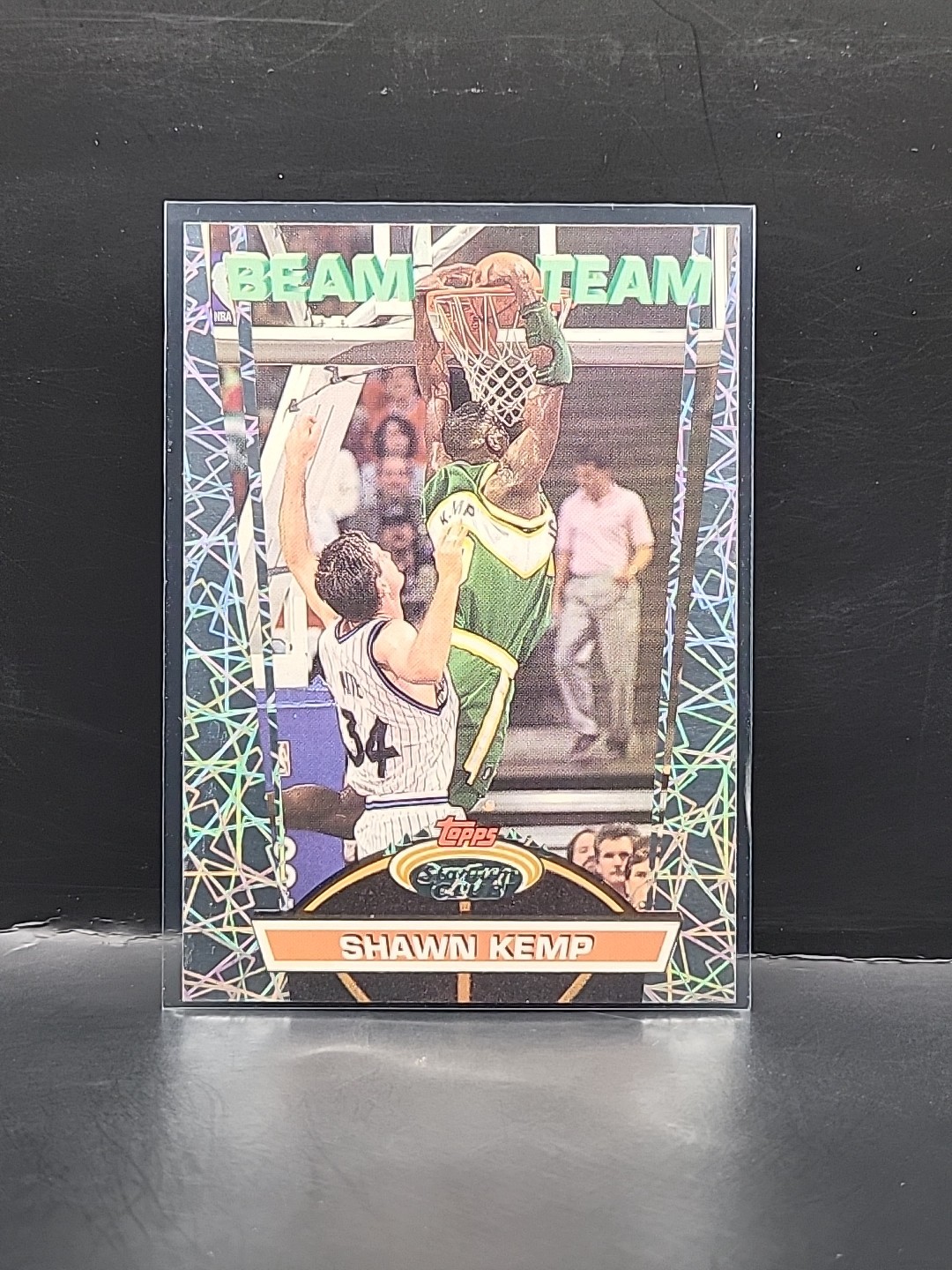 1992-93 Stadium Club Shawn Kemp Beam Team #3 Seattle SuperSonics
