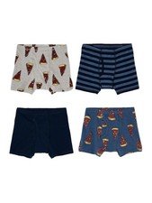 GAP Boys 4-Pack Boxer Briefs Light Heather Medium, Grey B08