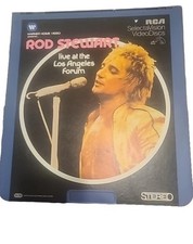 Rod Stewart Live at the Los Angeles Forum 1981 Vintage CED Videodisc