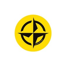 Innova Disc Golf Sticker - Primestar Circle - Yellow - 2.5"