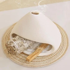 Palo Santo Holder Burner, Charcoal Bakhoor Incense Burner,Smudge Bowl,Sage Ho...