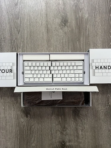 NocFree Wireless Ergonomic Split Mechanical Keyboard- RGB- w/ Rest.