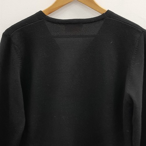 Country Casuals Beaded Cardigan M UK 10 Black Wool Blend Womens RMF08-LW - Picture 4 of 8