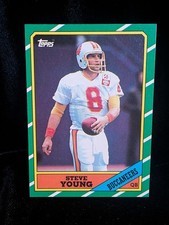 1986 Topps Steve Young Tampa Bay Buccaneers #374 Football Card NFL Rookie RC 🔥
