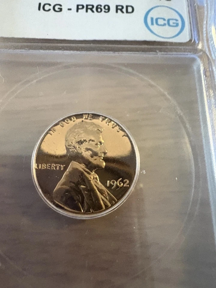 1962 PR 69 RD Lincoln Cent New ICG White Label 1c - Amazing Coin - Image 2 of 4