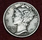 1941-D Mercury Dime 90% Silver Free Shipping