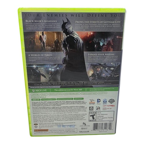 Batman: Arkham Origins Xbox 360 No Manual Tested with 2 Discs Microsoft - Picture 7 of 8