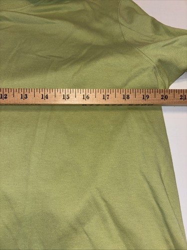 Vintage Appleseed’s Short Sleeve Green Pullover Top Women’s Size L - Imagen 3 de 4
