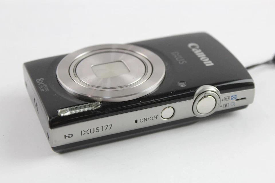 Canon IXUS 177 Digital Compact Camera Working w/ Canon 8x Optical Zoom - Image 2 of 4