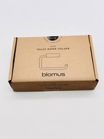 blomus WC Rollenhalter Modo Burned Metal, Metallic Finish Neu Rechnung Mwst