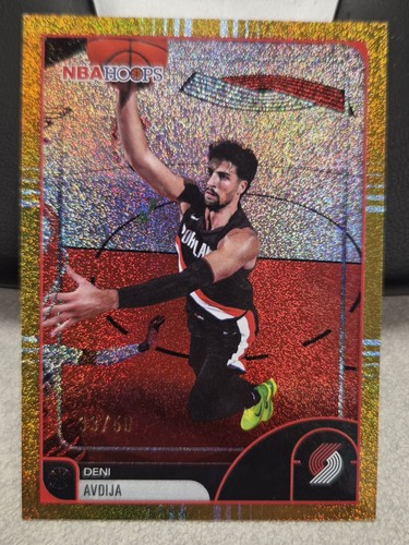 2025-26 Topps NBA Hoops Basketball Deni Avdija Gold Sparkle /50