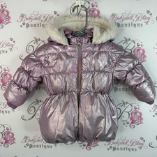 Manteau veste George brillant brillant arc-en-ciel zip violet métallisé veste tampon