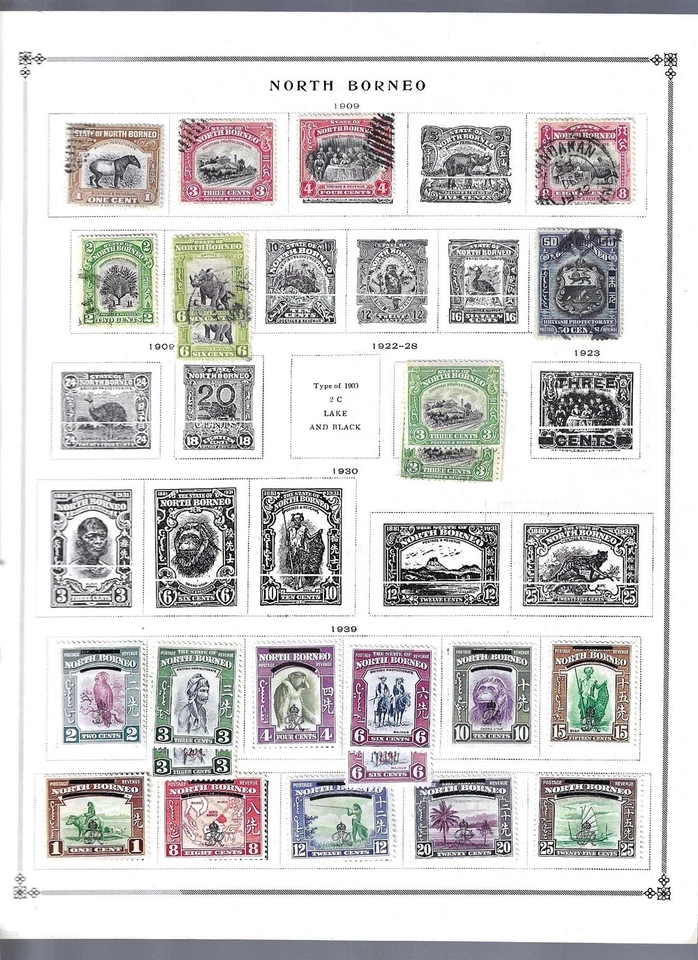 Kenr2: North Borneo from 18 Vol Scott International Collection - Image 3 of 4