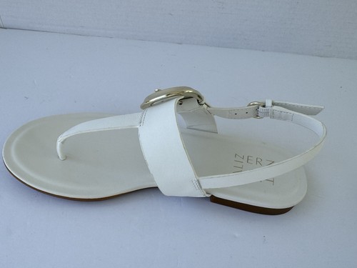 Naturalizer Taylor Damen-Sandalen weiß Fersenriemen Größe 8 Freizeit Sommer - Bild 9 von 14