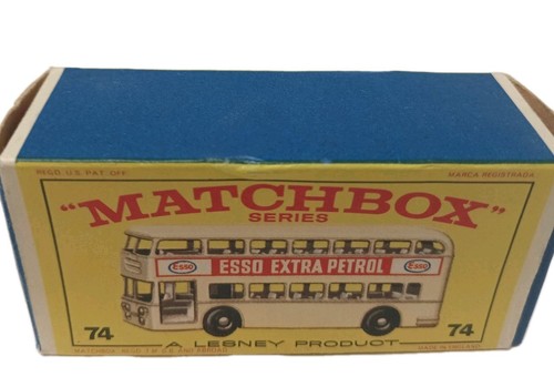 1965-1968 Lesney Matchbox Original E3 Box N°74 Daimler Bus Esso Extra Petrol - Picture 7 of 8
