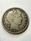 1906-D Original Silver Barber Half Dollar - Nice Fine Condition