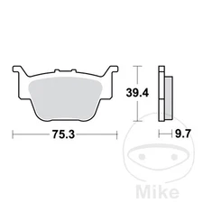 45339-PASTIGLIE FRENO SINTERIZZATE SI ALTN: 7325756 compatibile con HONDA TRX 42