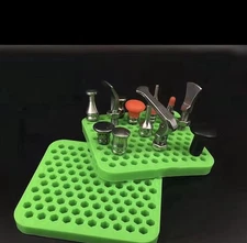 Paintless Dent Repair PDR Tool Head Storage Holder Tray Organizer Stand Green