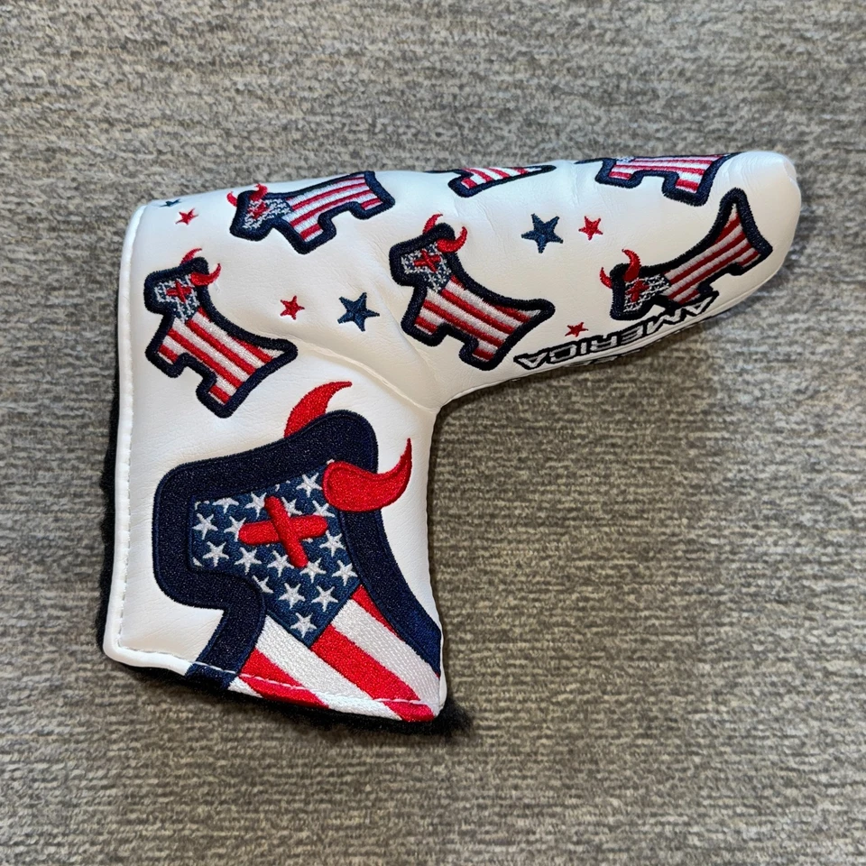 Scotty Cameron Custom Shop Dancing Junk Yard Dog JYD USA Blade Putter Headcover - Image 3 of 4