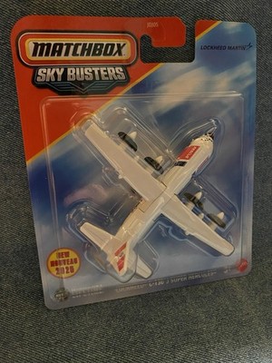 2025 Matchbox Sky Busters LOCKHEED C-130 J SUPER HERCULES 28/32  White Rescue