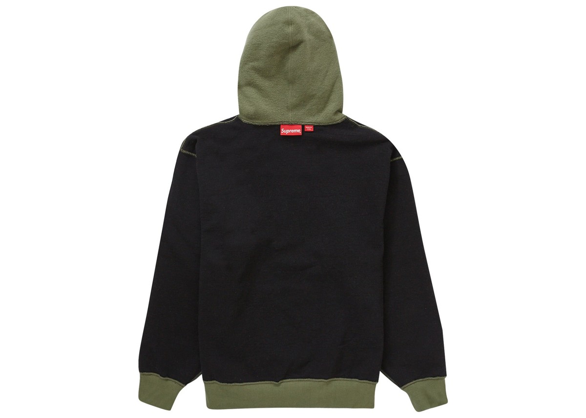 Supreme Inside Out Box Logo Hooded Sweatshirt Light Olive | eBay